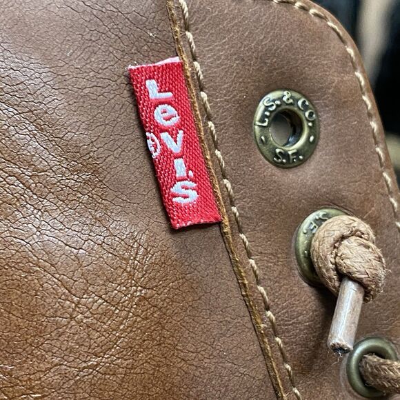 Levi's Windham UL Fashion Casual Hiker Boot (Dark Tan) Synthetic Mens Size 12 - Picture 5 of 7